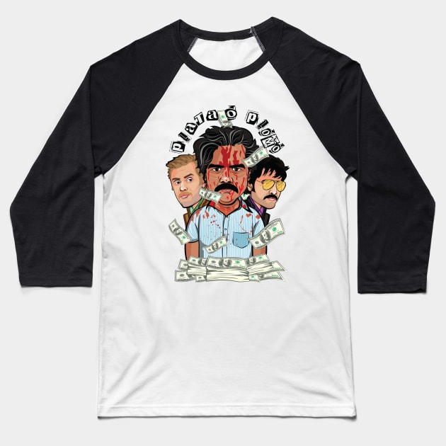 Pablo Baseball T-Shirt by portraiteam